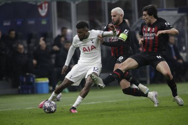 Emerson Royal of Tottenham Hotspur during the Uefa Champions League, football game between Ac Milan and Tottenham Hotspur on 14 February 2023 at San Siro Stadium, Milan, Italy. Photo Ndrerim Kaceli - Credit: Nderim Kaceli/LiveMedi