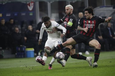 Emerson Royal of Tottenham Hotspur during the Uefa Champions League, football game between Ac Milan and Tottenham Hotspur on 14 February 2023 at San Siro Stadium, Milan, Italy. Photo Ndrerim Kaceli - Credit: Nderim Kaceli/LiveMedi