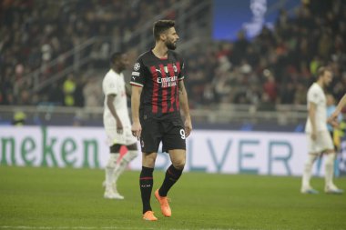 Olivier Giroud of AC Milan during the Uefa Champions League, football game between Ac Milan and Tottenham Hotspur on 14 February 2023 at San Siro Stadium, Milan, Italy. Photo Ndrerim Kaceli - Credit: Nderim Kaceli/LiveMedi