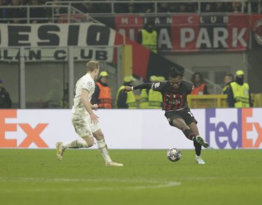 Rafael Leao of AC Milan during the Uefa Champions League, football game between Ac Milan and Tottenham Hotspur on 14 February 2023 at San Siro Stadium, Milan, Italy. Photo Ndrerim Kaceli - Credit: Nderim Kaceli/LiveMedi