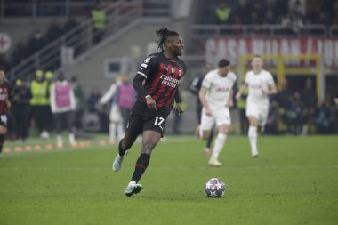 Rafael Leao of AC Milan during the Uefa Champions League, football game between Ac Milan and Tottenham Hotspur on 14 February 2023 at San Siro Stadium, Milan, Italy. Photo Ndrerim Kaceli - Credit: Nderim Kaceli/LiveMedi