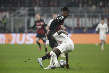 Rafael Leao of AC Milan during the Uefa Champions League, football game between Ac Milan and Tottenham Hotspur on 14 February 2023 at San Siro Stadium, Milan, Italy. Photo Ndrerim Kaceli - Credit: Nderim Kaceli/LiveMedi