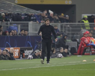Antonio Conte manager of Tottenham Hotspur during the Uefa Champions League, football game between Ac Milan and Tottenham Hotspur on 14 February 2023 at San Siro Stadium, Milan, Italy. Photo Ndrerim Kaceli - Credit: Nderim Kaceli/LiveMedi