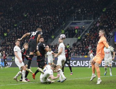 Malick Thiaw of AC Milan during the Uefa Champions League, football game between Ac Milan and Tottenham Hotspur on 14 February 2023 at San Siro Stadium, Milan, Italy. Photo Ndrerim Kaceli - Credit: Nderim Kaceli/LiveMedi