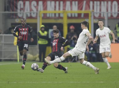 Brahim Diaz of AC Milan during the Uefa Champions League, football game between Ac Milan and Tottenham Hotspur on 14 February 2023 at San Siro Stadium, Milan, Italy. Photo Ndrerim Kaceli - Credit: Nderim Kaceli/LiveMedi