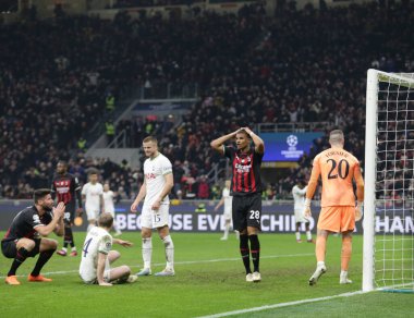 Malick Thiaw of AC Milan during the Uefa Champions League, football game between Ac Milan and Tottenham Hotspur on 14 February 2023 at San Siro Stadium, Milan, Italy. Photo Ndrerim Kaceli - Credit: Nderim Kaceli/LiveMedi