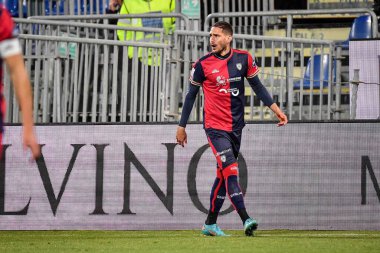 Cagliari Calcio takımından Paulo Azzi İtalya 'nın başkenti Cagliari' deki Unipol Domus 'ta oynanan Cagliari Calcio vs Genoa CFC maçında, 01 Mart 2023 - Fotoğraf: Luigi Can