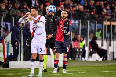 Cagliari Calcio takımından Nahitan Nandez İtalyan futbolu serisi B maçında Cagliari Calcio, Cagliari, İtalya 'daki Unipol Domus' ta Genoa CFC 'ye karşı, 1 Mart 2023 - Fotoğraf: Luigi Can