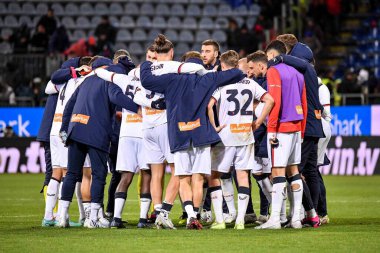 İtalya futbol takımı Genoa takımı Serie B maçında Cagliari Calcio ile Genoa CFC maçı Cagliari, İtalya 'da Unipol Domus' ta, Mart 01, 2023 - Kredi: Luigi Can