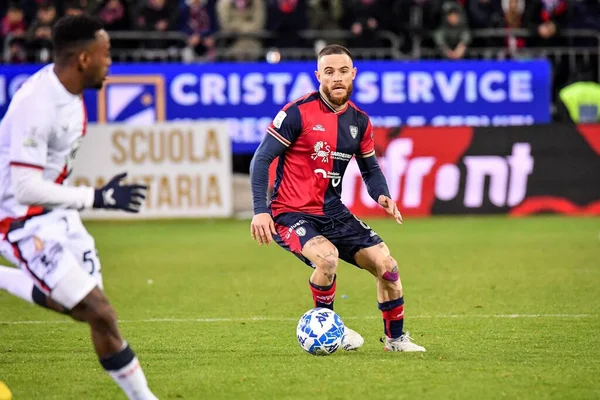 stock image Nahitan Nandez of Cagliari Calcio during Italian soccer Serie B match Cagliari Calcio vs Genoa CFC at the Unipol Domus in Cagliari, Italy, March 01, 2023 - Credit: Luigi Can