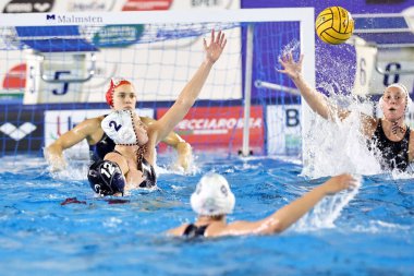 Bronte Riley Halligan (Ekipe Orizzonte) İtalyan Kadınlar Coppa Italia çeyrek final maçında - Ekipe Orizzonte vs RN Florentia - Roma, İtalya 'da Polo Acquatico Frecciarossa' da, 03 Mart 2023 - Fotoğraf: Luigi Marian