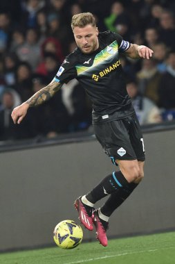 SS Lazio 'dan Ciro Immobile, Diego Armando Maradona Stadyumu' nda SSC Napoli ve SS Lazio arasında oynanan Serie A karşılaşması - Fotoğraf: Agostino Gemito / LiveMedi