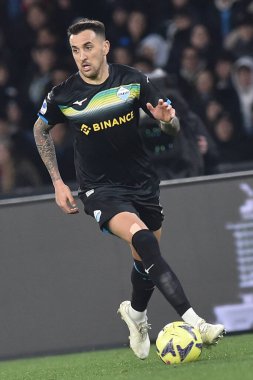 SS Lazio 'dan Matias Vecino, Diego Armando Maradona Stadyumu' nda SSC Napoli ve SS Lazio arasında oynanan Serie A karşılaşmasında: Agostino Gemito / LiveMedi