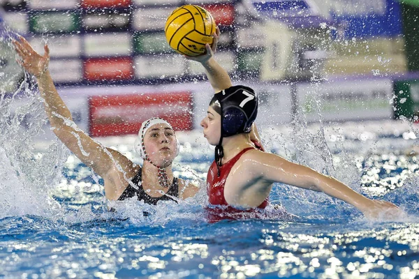 Letizia Nesti Florentia Tijdens Italiaanse Women Coppa Italia Waterpolo Match — Stockfoto
