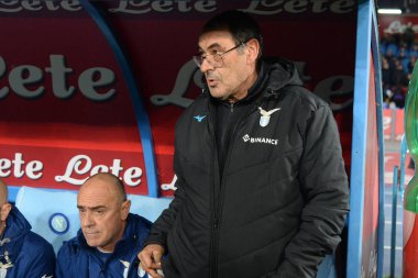 Maurizio Sarri SS Lazio 'nun teknik direktörü SSC Napoli ile SS Lazio arasında Diego Armando Maradona Stadyumu' nda oynanan karşılaşma: Danilo Gemito / LiveMedi
