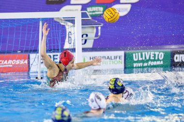 Fabiana Sparano (Pallanuoto Trieste) İtalyan Kadınlar Coppa Italia sutopu çeyrek finalleri sırasında - Pallanuoto Trieste, Polo Acquatico Frecciarossa 'da Rapallo Pallanuoto' ya karşı, Roma, İtalya 'da 3 Mart 2023 - Fotoğraf: Luigi Marian