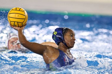 Daniuska Carrasco Leyva (Rapallo Pallanuoto) İtalyan Kadınlar Coppa Italya sutopu çeyrek final maçında - Pallanuoto Trieste ve Rapallo Pallanuoto Polo Acquatico Frecciarossa, İtalya 'da, 03 Mart 2023 - Fotoğraf: Luigi Marian