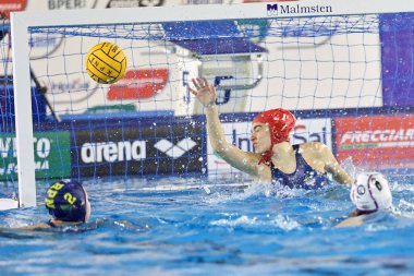 Serena Caso (Rapallo Pallanuoto) İtalyan Kadınlar Coppa Italya sutopu çeyrek finalleri sırasında - Pallanuoto Trieste, Polo Acquatico Frecciarossa 'da Rapallo Pallanuoto' ya karşı, Roma, İtalya 'da 3 Mart 2023 - Fotoğraf: Luigi Marian