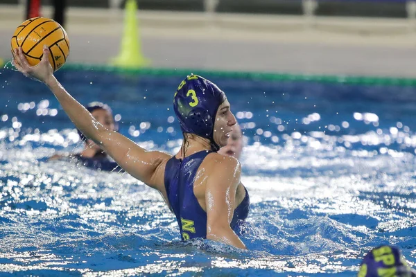 Ursula Gitto Rapallo Pallanuoto Durante Partido Italiano Waterpolo Coppa Italia — Foto de Stock