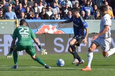 Ettore Gliozzi (Pisa) İtalya futbol takımı Serie B maçında AC Pisa ile Palermo FC maçında Pisa, İtalya 'daki Arena Garibaldi' de karşılaşma fırsatı, Mart 04, 2023 - Fotoğraf: Gabriele Masott