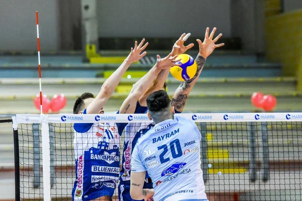 Top Volley Cisterna Lors Championnat Italien Superligue Masculine Volleyball Série — Photo