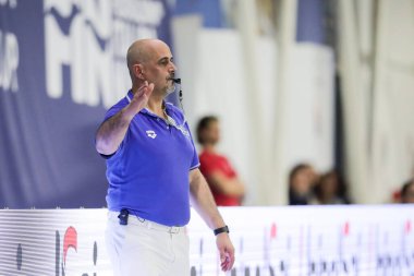 İtalyan Kadınlar Coppa Italia sutopu karşılaşmasında hakem - Ekipe Orizzonte, Polo Acquatico Frecciarossa 'da Plebiscito Padova' ya karşı - 5 Mart 2023 - Fotoğraf: Luigi Marian