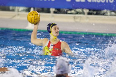 Elisa Queirolo (Plebiscito Padova) İtalyan Kadınlar Coppa Italia sutopu finalinde 1 / 2. sırada - Ekipe Orizzonte Plebiscito Padova 'ya karşı Polo Acquatico Frecciarossa, İtalya, 05 Mart 2023 - Fotoğraf: Luigi Marian