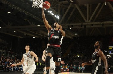 Jordan Mickey (Segafredo Virtus Bologna) LBA İtalya basketbol şampiyonası maçında Segafredo Virtus Bologna - Bertram Yachts Derthona Tortona - Bologna, İtalya, 05 Mart 2023 Segafredo Arena - Fotoğraf: Michele Nucci - Fotoğraf: Michele Nuc