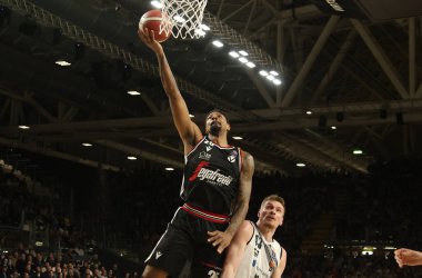 Jordan Mickey (Segafredo Virtus Bologna) LBA İtalya basketbol şampiyonası maçında Segafredo Virtus Bologna - Bertram Yachts Derthona Tortona - Bologna, İtalya, 05 Mart 2023 Segafredo Arena - Fotoğraf: Michele Nucci - Fotoğraf: Michele Nuc