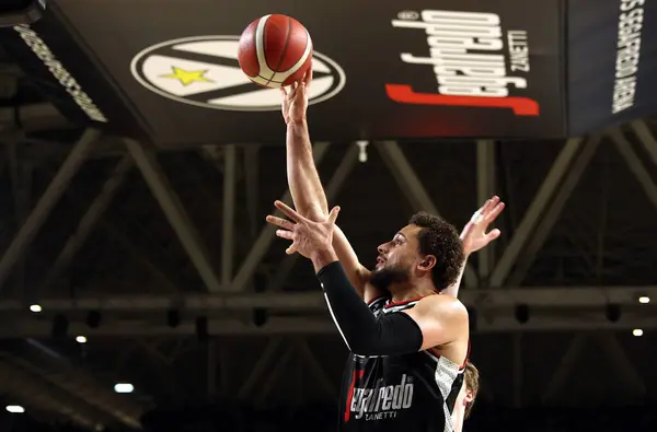 Kyle Weems Segafredo Virtus Bologna Tijdens Lba Italiaanse Basketbal Kampioenschap — Stockfoto