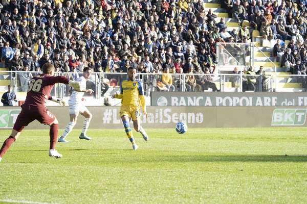 Calcio Serie Frosinone Calcio Venezia Podczas Włoskiego Meczu Piłki Nożnej — Zdjęcie stockowe