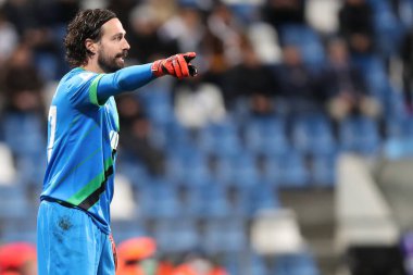 6 Mart 2023 'te İtalya' nın Reggio Emilia kentinde, Mapei Stadyumu-Citta del Tricolore 'da ABD' li Sassuolo Calcio ve ABD 'li Cremonese arasında oynanan Serie A maçı sırasında ABD' li Sassuolo Calcio 'dan Andrea Consigli görev başında. - Fotoğraf: Luca Amedeo Bizzarri / LiveMedi