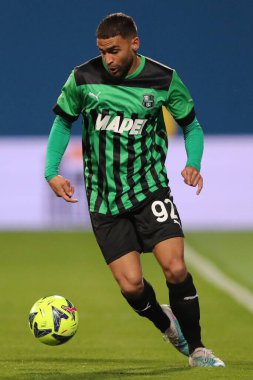 6 Mart 2023 'te İtalya' nın Reggio Emilia kentinde Mapei Stadyumu-Citta del Tricolore 'da ABD' li Sassuolo Calcio ile ABD Cremonese arasında oynanan Serie A maçı sırasında ABD 'li Sassuolo Calcio Defrel eylemde. - Fotoğraf: Luca Amedeo Bizzarri / LiveMedi
