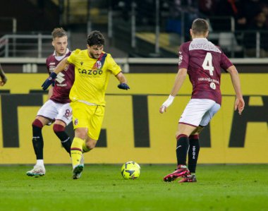 İtalyan Serie A sırasında Bologna Fc takımından Riccardo Orsolini, Torino Fc ve Bologna Fc arasında oynanan futbol maçı, 06 Mart 2023 tarihinde İtalya 'nın Torin kentinde bulunan Olimpico Grande Torino Stadyumu' nda oynanmıştır. Fotoğraf: Ndrerim Kaceli - Fotoğraf: Nderim Kaceli / LiveMedi