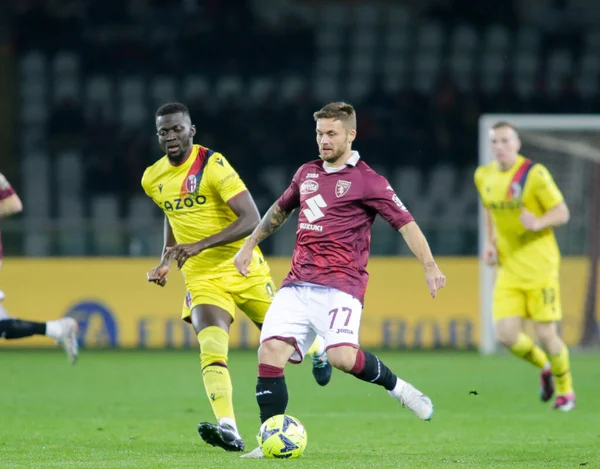 Torino FC takımından Karol Linetty İtalya Serie A, Torino Fc ve Bologna Fc arasındaki futbol maçı sırasında, 06 Mart 2023 tarihinde İtalya 'nın Torin kentinde bulunan Olimpico Grande Torino Stadyumu' nda oynandı. Fotoğraf: Ndrerim Kaceli - Fotoğraf: Nderim Kaceli / LiveMedi