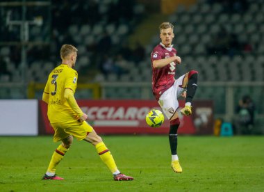 Torino FC takımından Ivan Iliç, Torino Fc ile Bologna Fc arasındaki futbol maçı sırasında, 06 Mart 2023 tarihinde İtalya 'nın Torin kentinde bulunan Olimpico Grand Torino Stadyumu' nda oynandı. Fotoğraf: Ndrerim Kaceli - Fotoğraf: Nderim Kaceli / LiveMedi