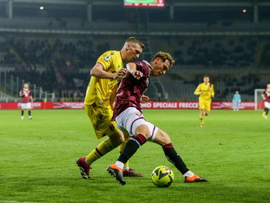Torino FC takımından Mergim Vojvoda İtalya Serie A, Torino Fc ve Bologna Fc arasındaki futbol maçı, 06 Mart 2023 tarihinde İtalya 'nın Torin kentinde bulunan Olimpico Grande Torino Stadyumu' nda oynandı. Fotoğraf: Ndrerim Kaceli - Fotoğraf: Nderim Kaceli / LiveMedi