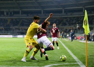 Torino FC takımından Mergim Vojvoda İtalya Serie A, Torino Fc ve Bologna Fc arasındaki futbol maçı, 06 Mart 2023 tarihinde İtalya 'nın Torin kentinde bulunan Olimpico Grande Torino Stadyumu' nda oynandı. Fotoğraf: Ndrerim Kaceli - Fotoğraf: Nderim Kaceli / LiveMedi