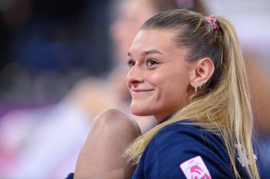 Britt Herbots (Il Bisonte Firenze) voleybol maçında İtalyan Serie A1 Kadınlar Il Bisonte Firenze 'ye karşı İgor Gorgonzola Novara ile Floransa' daki Pala Wanny 'de, 06 Mart 2023 - Fotoğraf: Lisa Guglielm