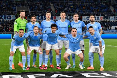 SS Lazio takımı UEFA Konferans Ligi 2022 / 2023 futbol karşılaşması sırasında SS Lazio ve AZ Alkmaar arasında 06 Mart 2023 tarihinde Roma Olimpiyat Stadyumu 'nda oynanmıştır. - Fotoğraf: Fabrizio Corradetti / LiveMedi