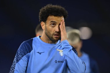 S.S. LAZIO takımından Felipe Anderson, 7 Mart 2023 'te Roma' daki Stadio Olimpico 'da S.S. Lazio ve AZ Alkmaar arasında oynanan UEFA Avrupa Konferans Ligi' nin 16. - Fotoğraf: Domenico Cippitelli / LiveMedi