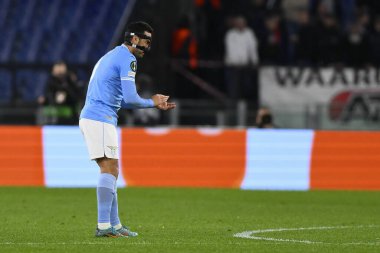 S.S. LAZIO 'dan Pedro, 7 Mart 2023' te Roma 'daki Stadio Olimpico' da S.S. Lazio ve AZ Alkmaar arasında oynanan UEFA Avrupa Konferans Ligi 'nin 16. - Fotoğraf: Domenico Cippitelli / LiveMed