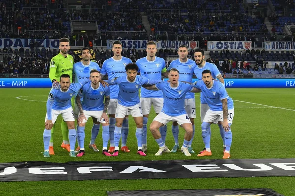 stock image Sergej Milinkovic-Savic of S.S. LAZIO during the first leg of the round of 16 of the UEFA Europa Conference League between S.S. Lazio and AZ Alkmaar on March 7, 2023 at the Stadio Olimpico in Rome. - Credit: Domenico Cippitelli/LiveMedi