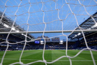 UEFA Şampiyonlar Ligi 'nin Chelsea FC - Borussia Dortmund maçı sırasında stadyumun içindeki genel görüş Londra' daki Stamford Köprüsü 'nde, 07 Mart 2023 - Fotoğraf: Francesco Scaccianoc