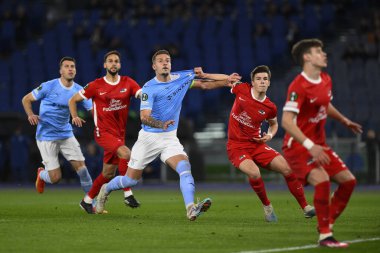 S.S. LAZIO 'dan Sergej Milinkoviç-Saviç, 7 Mart 2023' te Roma 'daki Stadio Olimpico' da S.S. Lazio ve AZ Alkmaar arasındaki UEFA Avrupa Konferans Ligi 'nin 16. - Fotoğraf: Domenico Cippitelli / LiveMedi