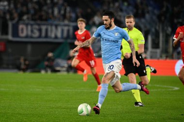 Luis Alberto (SS Lazio), SS Lazio ile AZ Alkmaar arasında oynanan 2022 / 2023 UEFA Konferans Ligi futbol karşılaşması sırasında, 06 Mart 2023 tarihinde Roma 'daki Olimpiyat Stadyumu' nda oynanmıştır. - Fotoğraf: Fabrizio Corradetti / LiveMedi