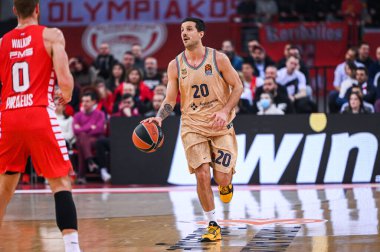 Euroleague 'de FC Barcelona' dan 20 NICOLAS LAPROVITTOLA, 27. Raunt, Olympiacos Pire ve FC Barcelona arasında 7 Mart 2023 'te Atina, Yunanistan' da oynanan karşılaşma. - Fotoğraf: Stefanos Kyriazis / LiveMedi