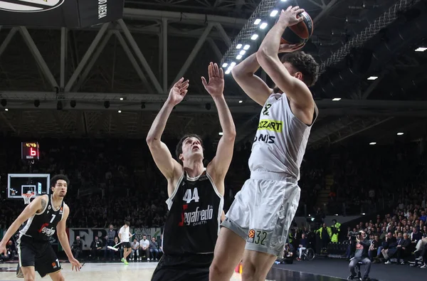 stock image during the Euroleague basketball championship match Segafredo Virtus Bologna Vs. Partizan Mozzart Bet Belgrade - Bologna, Italy, March 07, 2023 at Segafredo Arena - Credit: Michele Nucci/LiveMedi