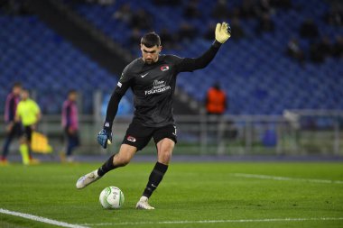 AZ Alkmaar takımından Mathew Ryan, 7 Mart 2023 'te Roma' daki Stadio Olimpico 'da S.S. Lazio ve AZ Alkmaar arasında oynanan UEFA Avrupa Konferans Ligi' nin 16. - Fotoğraf: Domenico Cippitelli / LiveMedi