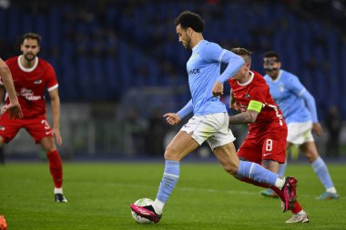 S.S. LAZIO takımından Felipe Anderson, 7 Mart 2023 'te Roma' daki Stadio Olimpico 'da S.S. Lazio ve AZ Alkmaar arasında oynanan UEFA Avrupa Konferans Ligi' nin 16. - Fotoğraf: Domenico Cippitelli / LiveMedi